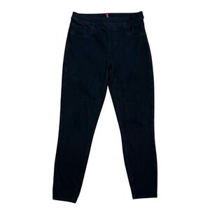 Spanx Jean-ish Ankle Leggings Women L Stretch Cotton Pockets Tummy panel 20018R